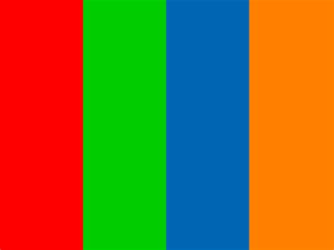 Blue Green Red Orange Color Scheme Meandastranger