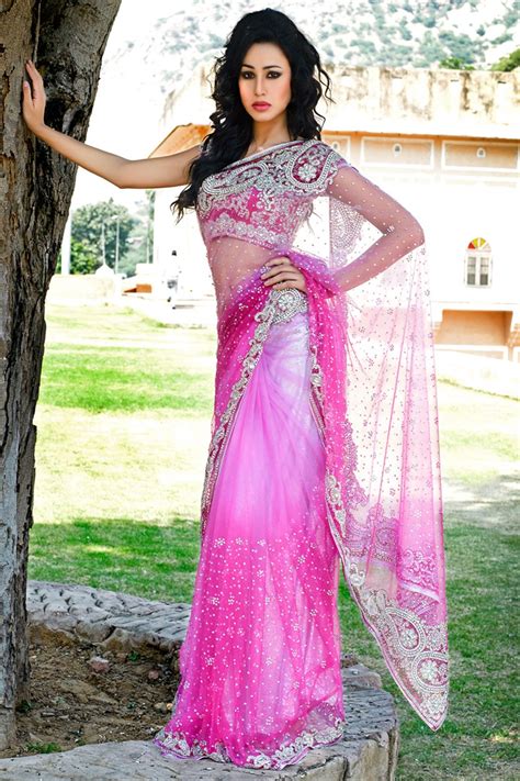 هوليوود فور عرب Bridal Wear Designer Sarees Collection 2013