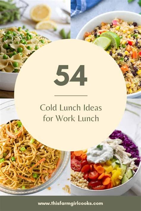 54 Cold Lunch Ideas For Work Packed Lunches Ideas