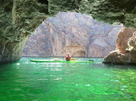 Go On An Epic Kayaking Tour Through An Emerald Cave In Arizona