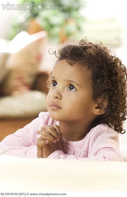 Children Praying Young African American Girl Praying At