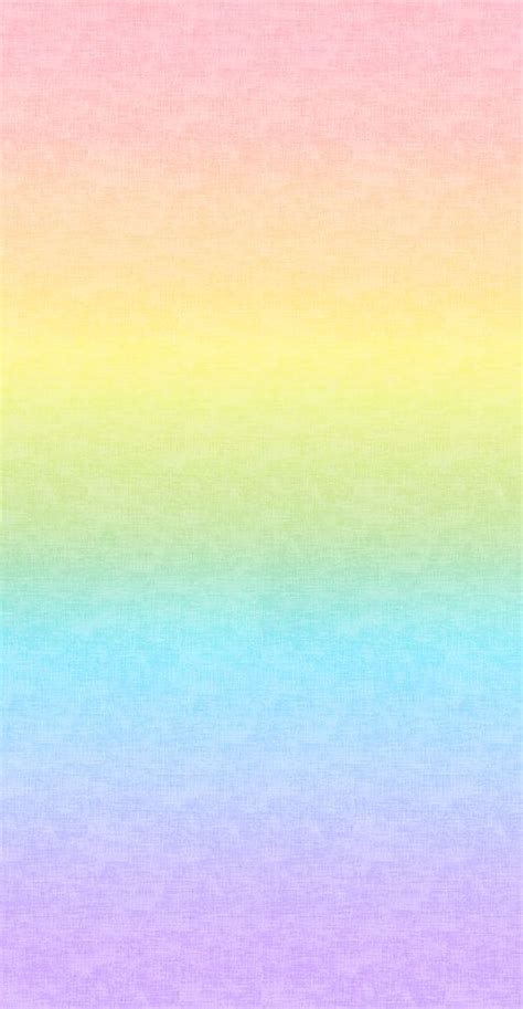 Rainbow Gradation Ombre Glow Pastel Digital Print Pastel