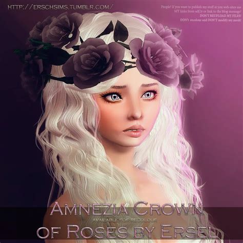 My Sims 3 Blog Amnezia Crown Of Roses By Ersel