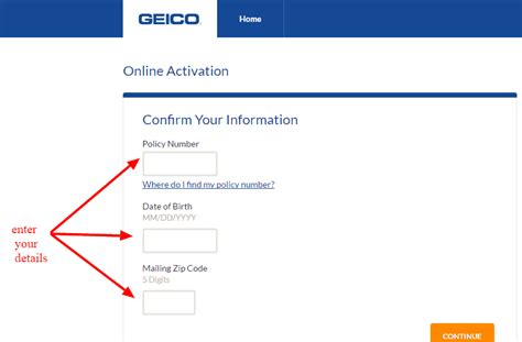 You also need your policy number in orde. Geico Insurance Online Login - CC Bank