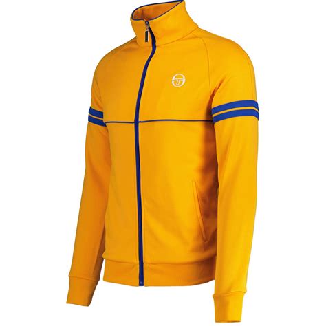 Sergio Tacchini Orion Tt Retro 80s Track Top In Artisans Gold