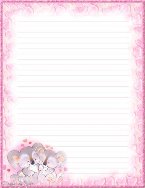 Printable Stationary And More Creativereflections Writing Paper
