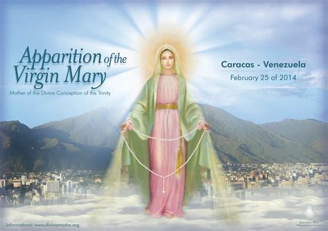Apparition Of The Virgin Mary Voice And Echo Of The Divine Mother