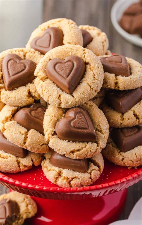 Valentine Peanut Butter Blossoms Butter Your Biscuit