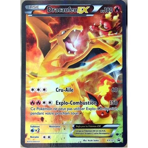 Carte Pokémon Xy121 Dracaufeu Ex 180 Pv Full Art Promo Cdiscount