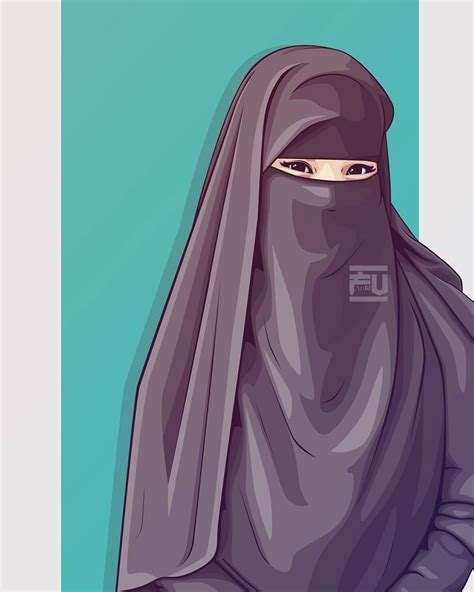 25 Vector Niqab Ani Gambar