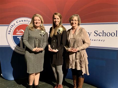 Shelby County Teachers Of Year Honored At Awards Celebration