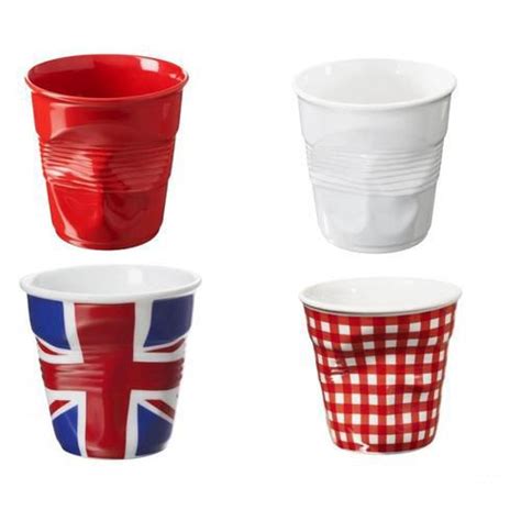 Revol Porcelain Crumpled Cups Espresso Cappacino Or Tumblers | Espresso cups, Cup, Espresso