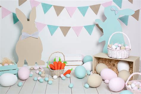 Happy Easter Baby Shower Backdrop Easter Backdrops Easter Photo