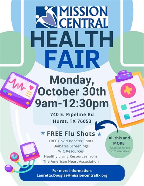 Mission Central Health Fair Free Flu Shots And Much More Mission