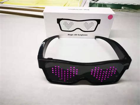 Magic Bluetooth Led Party Glasses App Control Shield Luminous Glasses