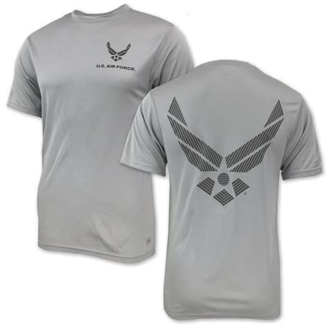 Us Air Force T Shirts Air Force Pt T Shirt In Grey