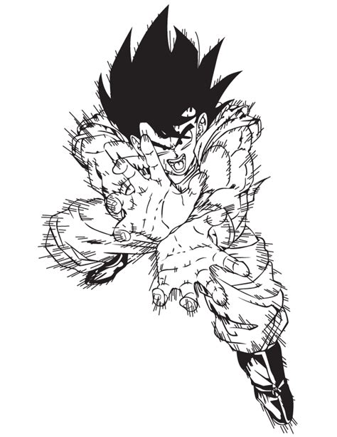 Jpg click the download button to see the full image of goku coloring pages ssj printable, and download it for your computer. Dragon Ball Goku Fireball Coloring Page | Dragon ball art, Dragon ball, Coloring pages