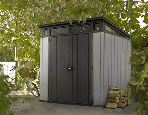 Free shipping on qualified orders. Keter Artisan 7x7 Pent Shed in Brownish Grey - £999 ...