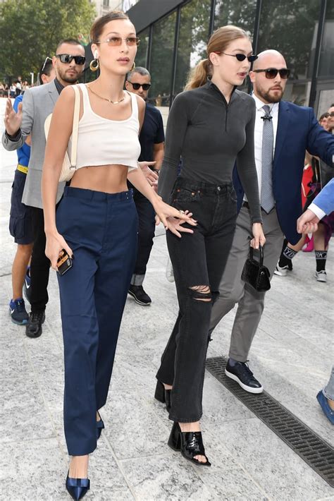 Gigi Having A Moment In The Streets With Sister Bella Gigi Hadid At