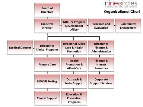 Organizational Chart In Healthcare