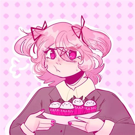 Natsukis Cupcakes Redraw Doki Doki Literature Club Amino