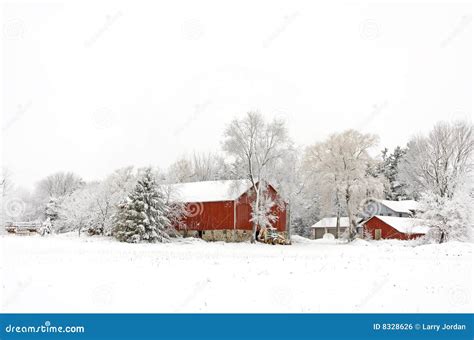 Winter Homestead Christmas Stock Photo Image Of Weathered 8328626