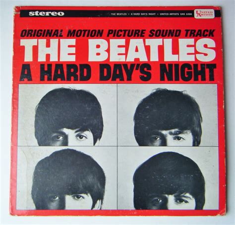 The Beatles A Hard Days Night Record Album Lp Etsy A Hard Days