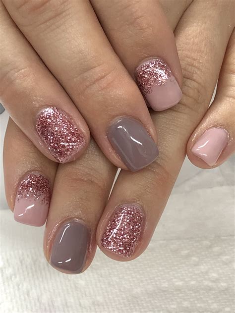 Pale Pink And Taupe Neutral Gel Nails Neutral Gel Nails Nails Opi Gel