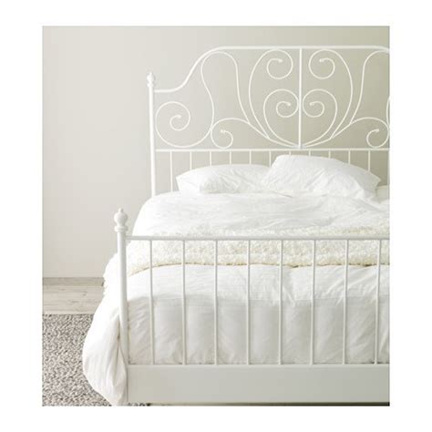 Ikea Leirvik Bed Frame White Queen Size Iron Metal Country Style Buy