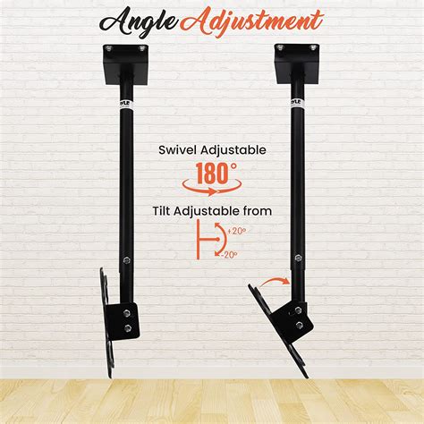 Buy Adjustable Height Tv Ceiling Mount Swivel And Tilting Vertical