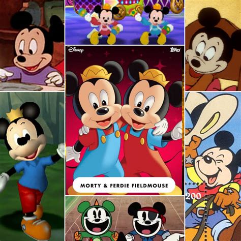 Morty And Ferdie Fieldmouse Disney Mickey And Friends Fan Art