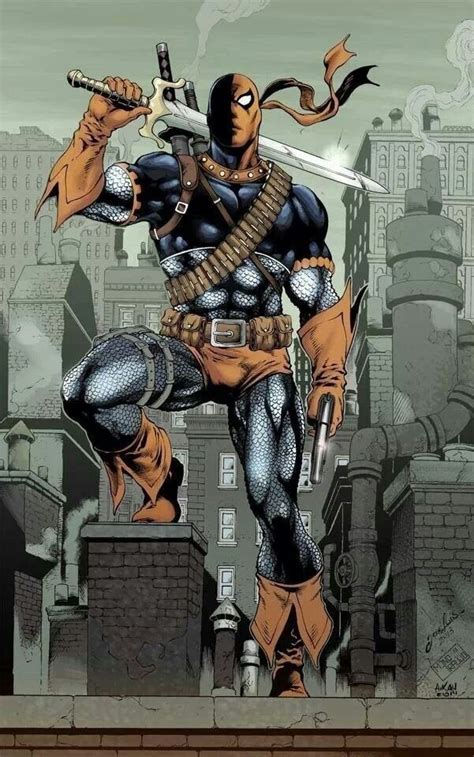 Deathstroke Slade Wilson Deathstroke Batman Cómic Arte Súper Héroe