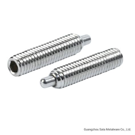 Stainless Steel Hex Socket Spring Plunger Pins China Spring Plungers With Pins And Internal