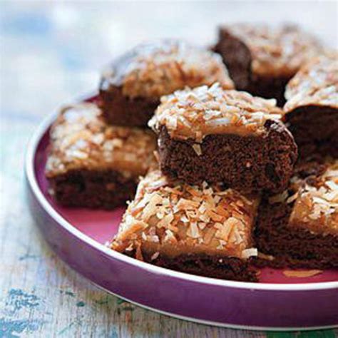 Caramel Coconut Fudge Brownies Recipe Fudge Brownies Brownie