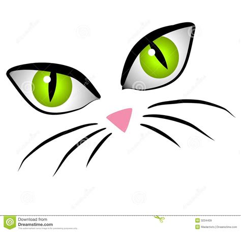Cartoon Cat Face Eyes Clip Art Clipart Panda Free Clipart Images