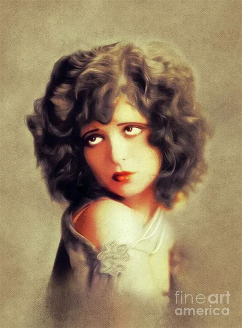 Clara Bow Vintage Movie Star Painting By Esoterica Art Agency Pixels