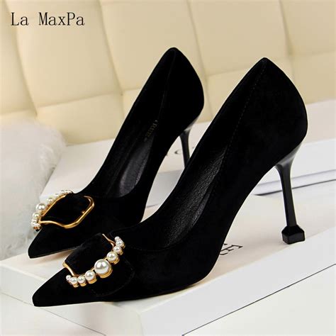 la maxpa high quality party shoes for womens elegant atmosphere women shoes pointed toe ultra