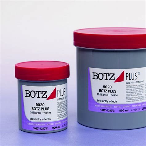 Botz Plus Brilliant Effect Glaze Bath Potters Supplies
