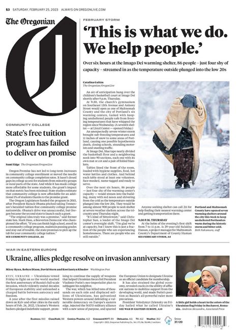 The Oregonian Opens Digital Newspaper To All As Public Service In 2023