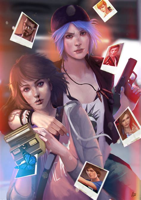 I kissed her when she dared me to. ArtStation - Life is Strange - Max and Chloe - Fanart ...