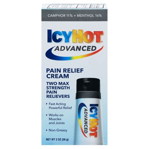 Save On Icy Hot Advanced Two Max Strength Pain Relief Cream Order