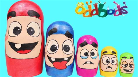Oddbods Baby Nesting Dolls Toy Surprises Fuse Pogo Jeff Bubbles Zee