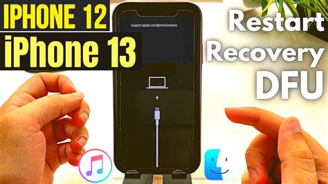 How To Put Iphone 12 Pro 13 Pro Max 12 Mini In Dfu Mode Exit And Force Restart Recovery Mode