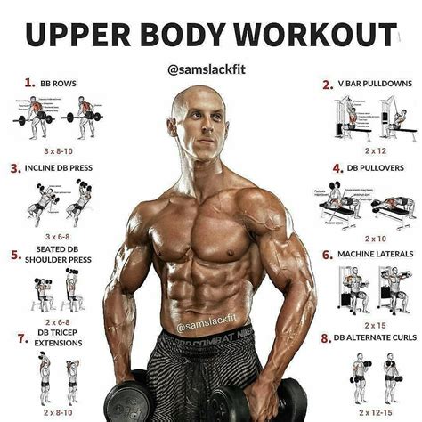 Pin By Luis Santiago On Fitnes Upper Body Workout Gym Full Upper