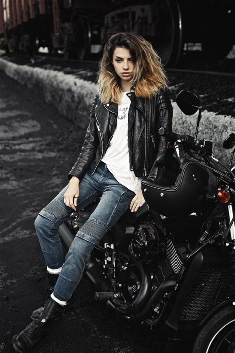 Female Protective Jeans In 2022 Biker Girl Outfits Womens Motorcycle Clothing Motorcycle Outfit