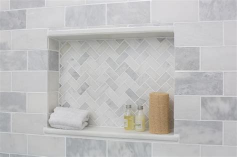 Tile floors allow for heated flooring systems that warm your feet there may not be a more beautiful, versatile or durable material for your bathroom floors and wall than tile. Guest Bathroom Reveal | Home depot bathroom tile, Home ...