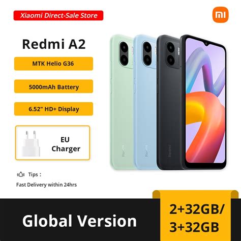 Xiaomi Redmi A2 Global Version Smartphone 2gb 32gb Mtk Helio G36 Large