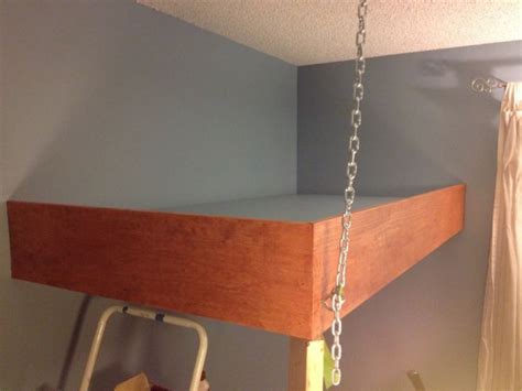 I think you would have to i just woke up and a white, thin string is hanging from above my bed. Redditor designs stunning hanging loft bed