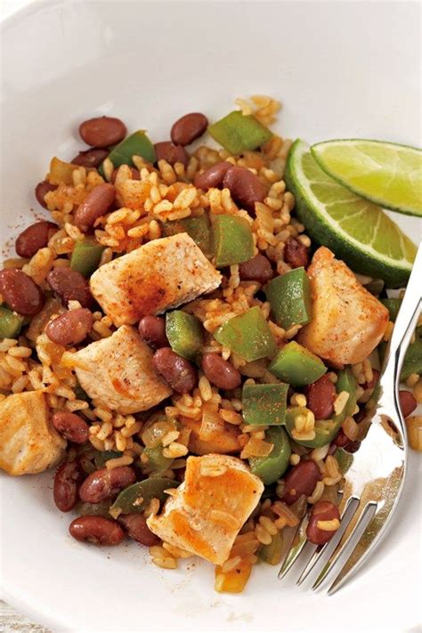 Fiber benefits your diet as it supports healthy digestion. Red Beans and Rice with Chicken | Recipe | High fiber dinner, High fiber foods, Healthy