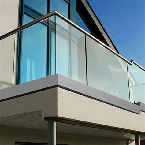 China U Channel Aluminum Frameless Glass Railing For Balcony China Pool Fence Staircase Railing